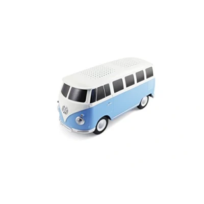 Immagine di Brisa VW Collection Volkswagen Altoparlante portatile cassa speaker Bluetooth senza fili wireless Capervan T1 Bus (Scala: 1:20/Bus Classico/Blu)