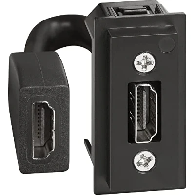 Immagine di Bticino K4284P Connettore HDMI 2.0 Preconnesso, Living Now, 1 Modulo
