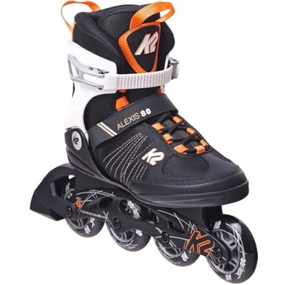 Immagine di K2 Skates Donne Pattini in linea ALEXIS 80 black orange — EU: 41.5 (Mondo: 270 / cm: 27 UK: 7.5 US: 10) 30E0874