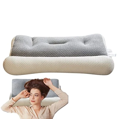 Immagine di cuscino ergonomico ortopedico, cuscini ergonomici per la nuca, cervicale collo e spalle, rilassare i muscoli