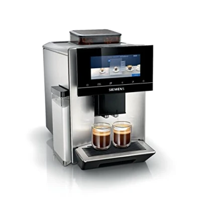 Immagine di SIEMENS Macchina da caffè EQ.900, contenitore 1 fagioli, HomeConnect, display Full Touch ad alta risoluzione, preparazione silenziosa, acciaio inox, TQ903D03