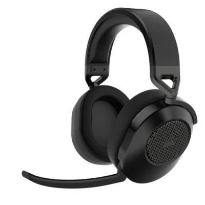 Immagine di CORSAIR HS65 WIRELESS Cuffie da Gioco Multipiattaforma Senza Fili con Bluetooth Suono Surround Dolby 7.1 Microfono Omnidirezionale iCUE PC, Mac, PS5, PS4, Nintendo Switch, Mobile Carbonio