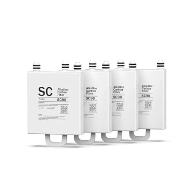 Immagine di Frizzlife SC90 Cartuccia filtro di ricambio per sistema filtraggio dell&#039;acqua a osmosi inversa WB99, alcalina, confezione da 4