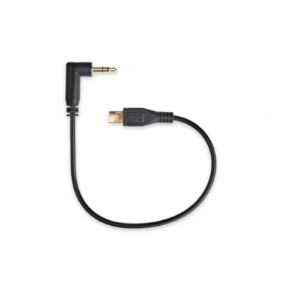 Immagine di Tentacle Sync Cavo C24 compatibile con Sony FX 3/FX 30, codice temporale micro USB ad angolo retto da 3,5 mm TRS