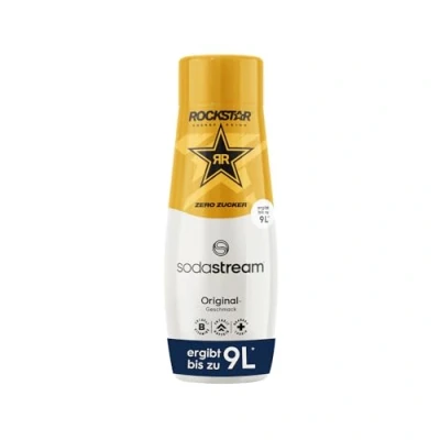 Immagine di SodaStream Sciroppo Rockstar Original Zero 1 flacone produce 9 litri di bevanda pronta, preparato in pochi secondi e sempre fresco, 440 ml
