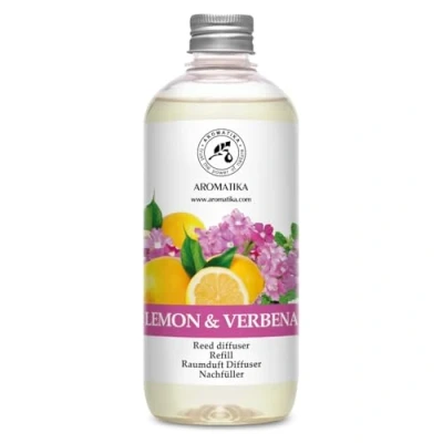 Immagine di Ricarica Diffusore Limone e Verbena 500 ml Fragranza Intensa Duratura Profumo Ambiente di agrumi Aromi Aromaterapia Reed Diffuser Refill Lemon &amp;