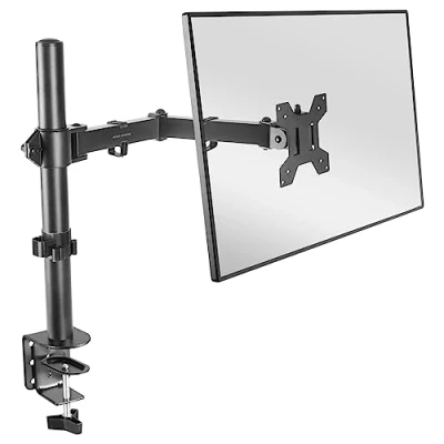 Immagine di Mars Gaming MARM1 Nero, Supporto per Monitor a Braccio Schermi fino 32&quot;, Articolato e Regolabile in Altezza, Telaio Robusto, Compatibile VESA75 VESA100