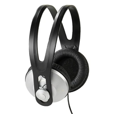 Immagine di Vivanco SR 97 Cuffie stereo, cavo di collegamento regolabile da 1,8 m, colore nero/argento/multicolore
