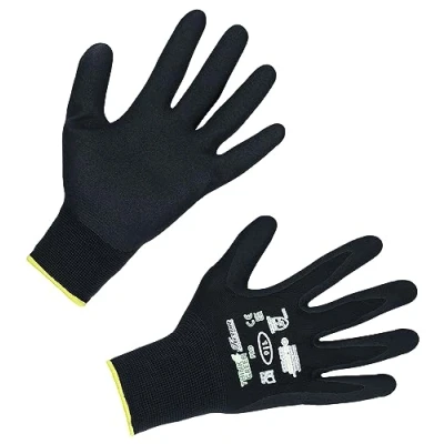 Immagine di Keron Guanto Thinkgreen Pro nero schiuma nitrile taglia 7/S