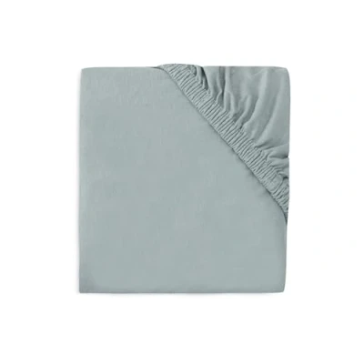 Immagine di Jollein Lenzuolo con angoli elasticizzati, in jersey, per culle, colore verde mare, 40/50 x 80/90 cm, 100% cotone, certificato Oeko TEX
