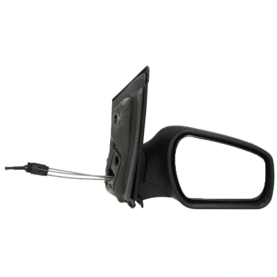 Immagine di specchio retrovisore esterno Tyc 310 0077 Dx nero convesso, per a regolazione manuale FORD: Focus 2, 2 Kombi