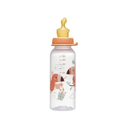 Immagine di nip bottiglia standard PP con tettarella anatomica in lattice, 5 18 mesi, taglia M, 250 ml, ragazza