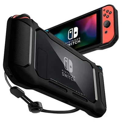 Immagine di Spigen Rugged Armor Compatibile con Nintendo Switch Custodia Nero Opaco