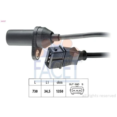 Immagine di FACET 9.0157 Generatore di Impulsi Made in Italy OE Equivalent FIAT: Multipla, Stilo Multi Wagon, Doblo I Cargo, LANCIA: Lybra Sedan