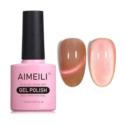 Immagine di AIMEILI 10ML Cat Eye Nail Gel Polish Smalto per Unghie in UV LED Soak Off Manicure Colorati Smalti Semipermente Magnetico 726
