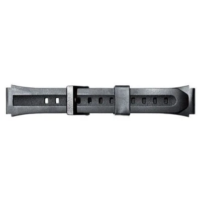 Immagine di Cinturino orologio nero in gomma resina compatibile con Casio F 201 18mm Ref 575EJ2