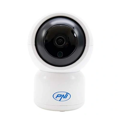 Immagine di PNI Telecamera di videosorveglianza IP390T 1080P con PTZ WiFi H264 + supporta microSD da 128 GB, visione notturna, applicazione Tuya, P2P
