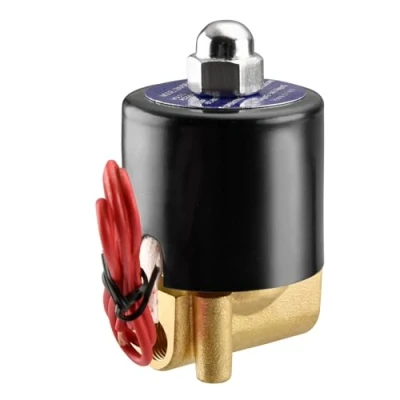 Immagine di Heschen ottone elettrico elettrovalvola, 2W 025 06, PT1/8&#039;&#039;, AC220V, diretto azione acqua aria gas, normalmente chiusa, valvola di ricambio