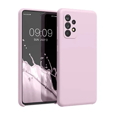 Immagine di kwmobile Cover per Samsung Galaxy A52 / 5G A52s Custodia Back Case Smartphone in Silicone TPU Protezione Gommata malva pastello