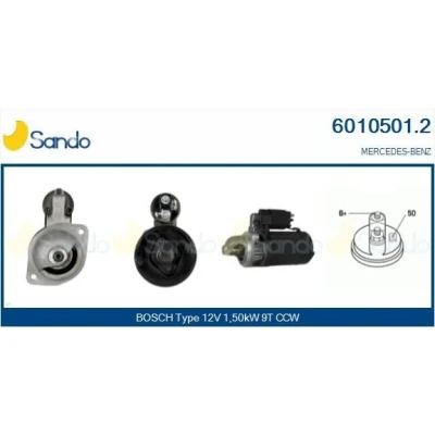 Immagine di SANDO 2015325.0 Alternatore 12V 180A VOLKSWAGEN: Passat B6 Variant, Transporter 5, Multivan 5 (7HM, AUDI: A4 B7 Avant