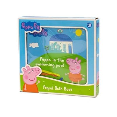 Immagine di Peppa Pig Libro da bagno con 10 illustrazioni diverse Giocattoli e piscina, 12 mesi (DeQube 919D00050)