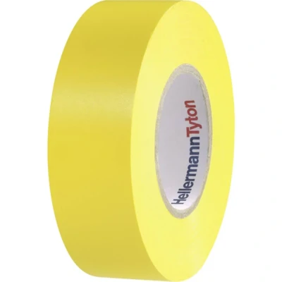 Immagine di HellermannTyton HelaTape Flex 15 710 00153 Nastro isolante Giallo (L x L) 20 m 19 mm 1 pz.