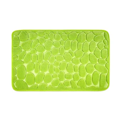 Immagine di WohnDirect Tappeto da Bagno Verde 60 x 100 cm Memory Foam Antiscivolo e Lavabile