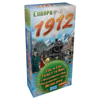 Immagine di Days of Wonder, Ticket to Ride Europa 1912 Board Game EXPANSION, Ages 8, For 2 5 Players