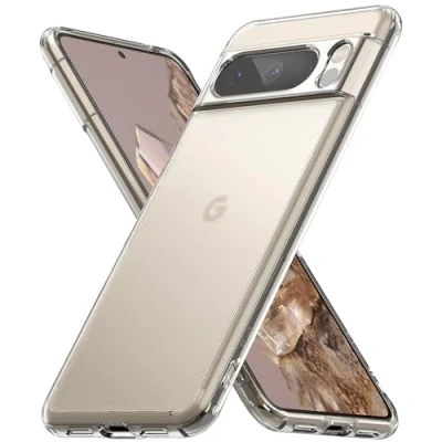 Immagine di Ringke Fusion Compatibile con Cover Pixel 8 Pro, Anti Impronte, Custodia Opaca Antiurto Protettiva Robusta Ottima Grip Matte Clear