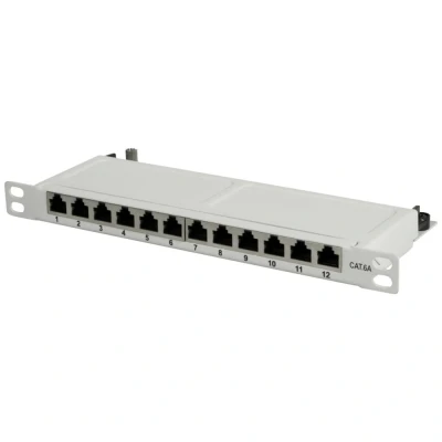 Immagine di LogiLink NP0065 12 Porte Patch panel 254 mm (10) CAT 6A 0.5 U