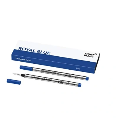 Immagine di Montblanc Ricariche per penna rollerball PF colore blu reale, 2 x 1