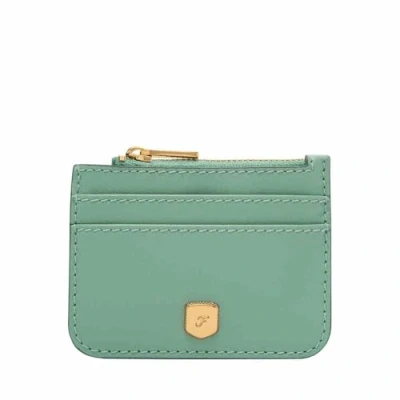 Immagine di Fossil Lennox Portafoglio in pelle o poliestere per donna, 10.16 cm L x 0.38 W 7.62 H, Verde freddo