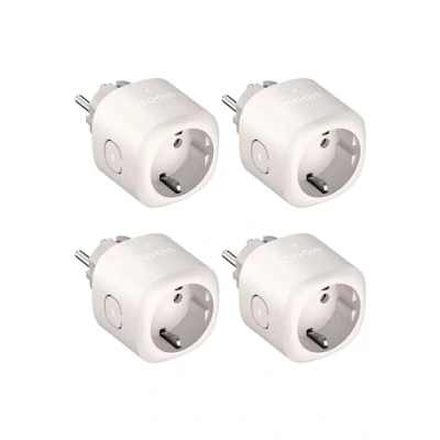 Immagine di Nooie Presa Intelligente Wifi Compatibile con Alexa/Google Home, Mini Smart Plug App Controllo Remoto, Temporizzazione,Controllo vocale,Non è Necessario Hub 4PCS