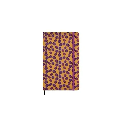 Immagine di Moleskine Taccuino Silk, Copertina Rigida con Seta Italiana di Mantero, Pagine a Righe e Chiusura Elastica, Confezione Regalo, Formato Large 21x13cm, Colore Giallo