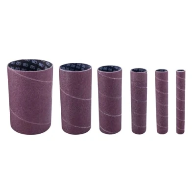 Immagine di Scheppach Set di 6 manicotti abrasivi, per smerigliatrice a mandrino, OSM600/OSM100, grana 120, Ø 13 19, 26 38, 51 76 mm, 7903400708