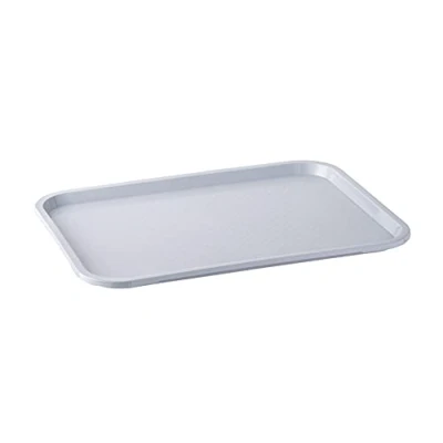 Immagine di APS vassoio Fast Food, da portata infrangibile e lavabile in lavastoviglie, Made Germany, 45 x 35,5 cm, altezza 2 grigio