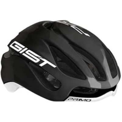 Immagine di GIST Primo, Casco Unisex Adulto, Nero Bianco, L XL