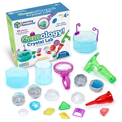 Immagine di Learning Resources Gemology Il Laboratorio dei Cristalli Kit scientifico STEM per bambini, Dai 4 anni in avanti