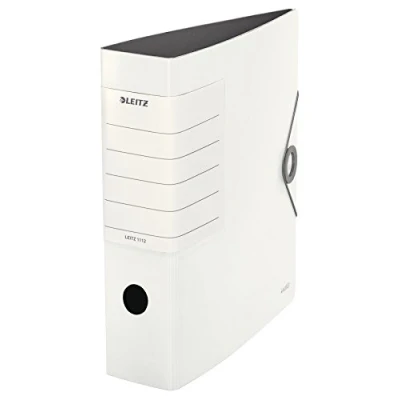 Immagine di Leitz Registratore in Polyfoam 180 f.to Commerciale Dorso 8.2 cm Bianco 11120001