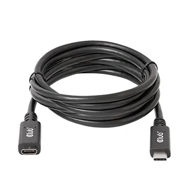 Immagine di club3D Cavo USB C 3.2 Gen1 (USB 3.0) Spina C®, Presa C® 2.00 m Nero CAC 1529
