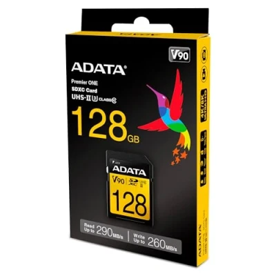 Immagine di ADATA ASDX128GUII3CL10 C SDXC Class 10 UHS II U3 V90