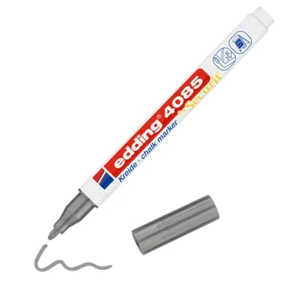Immagine di Edding e 4085 4 4085054 Marcatore a gesso Argento 1 mm, 2 mm N/A