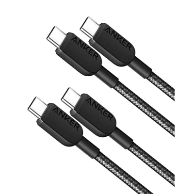 Immagine di Anker Cavo USB type c, C 2.0(60W/3A) ricarica rapida per iPhone 15, Samsung Galaxy S22, iPad Pro 2021, Mini 6, Air 4, MacBook 2020, Switch(90cm)