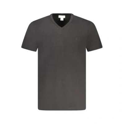 Immagine di Calvin Klein Jeans Smooth Solid Vneck TEE Tshirt basic, Uomo, Taglia: XS, Black