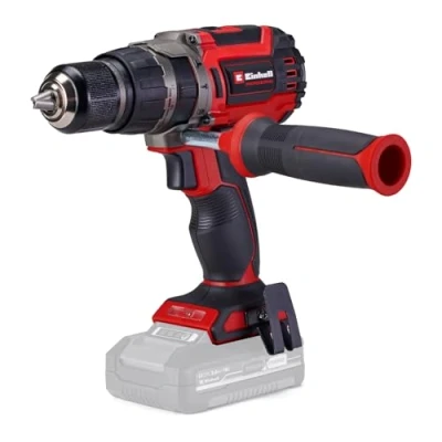 Immagine di Einhell Trapano avvitatore a percussione professionale batteria TP CD 18/70 Li i BL Solo Power X Change (18 V, brushless, 70 Nm, funzione di foratura percussione, mandrino da 13 mm, 2 marce,