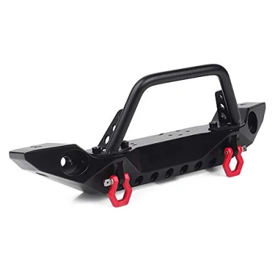 Immagine di INJORA RC Paraurti Metallo Front Bumper con Traino Gancio per 1:10 Crawler Axial SCX10 90046 III AXI03007 TRAXXAS TRX 4