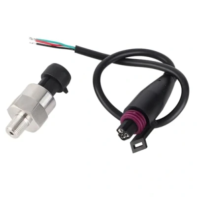 Immagine di sensore del trasduttore di pressione per l&#039;acqua carburante olio, filettatura NPT da 1/8&quot;in acciaio inossidabile (100 PSI)