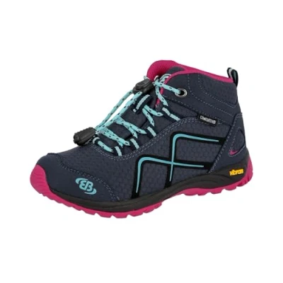 Immagine di Brütting Guide.high, Scarpe da Arrampicata Alta Unisex Bambini e ragazzi, Blu Marine Pink Türkis Türkis39 EU