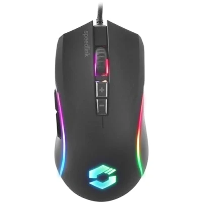 Immagine di Speedlink ZAVOS Mouse da gioco con 5 pulsanti e 2 interruttorI dpi, illuminazione multicolore, nero