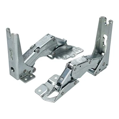 Immagine di LUTH Premium Profi Parts Set di cerniere porta frigorifero Compatibile con AEG 2211202045 2211201047 Küppersbusch 431624 431625